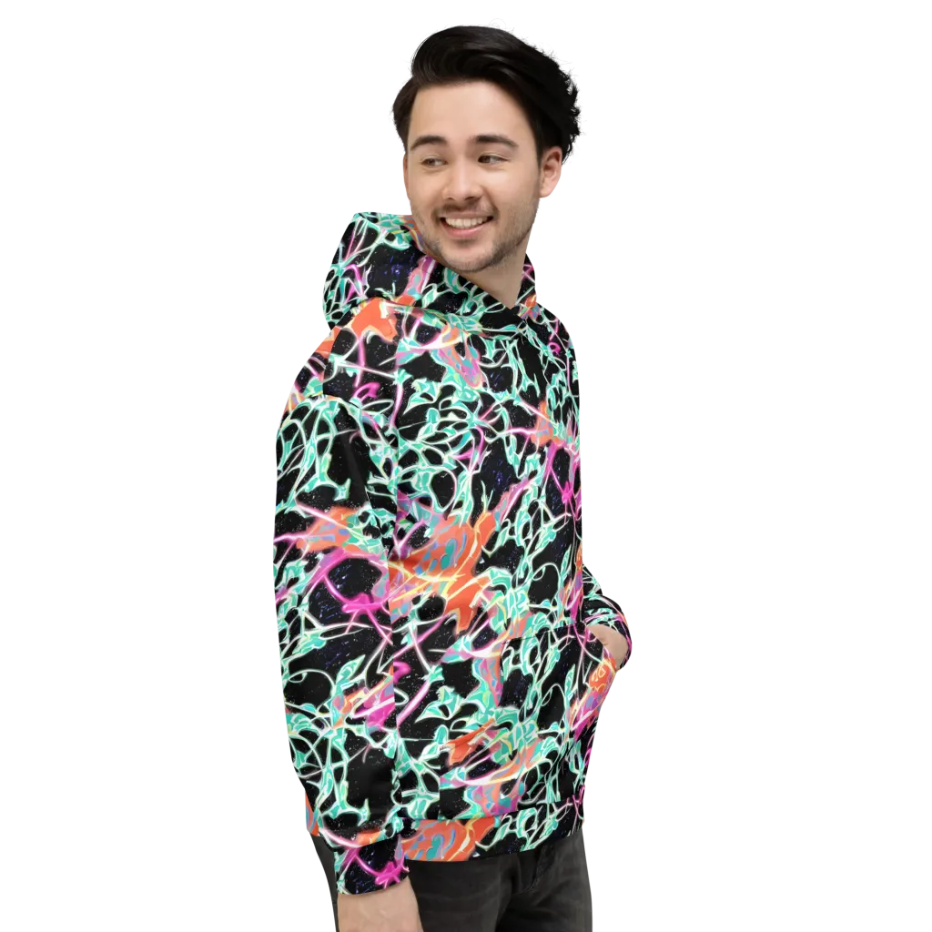 Pixel Lagoon on Hoodie — Right