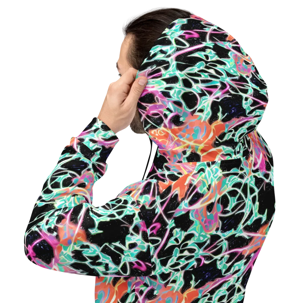 Pixel Lagoon on Hoodie — Back