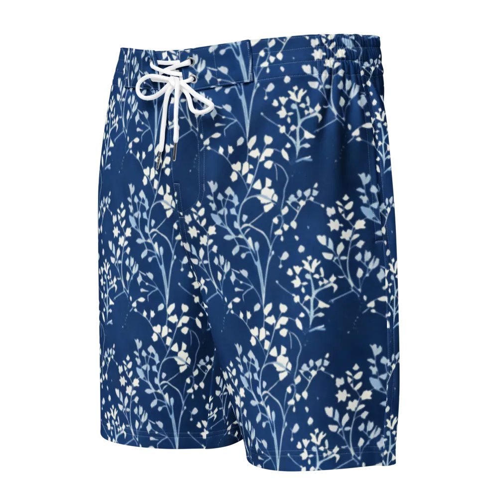 Indigo Reverie on Men's Board Shorts — Front
