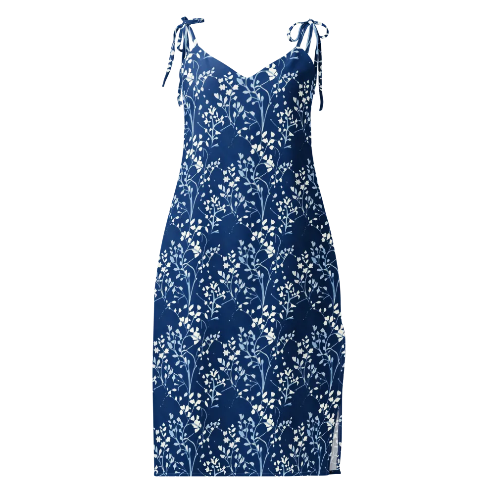 Indigo Reverie on Slip Dress — Front