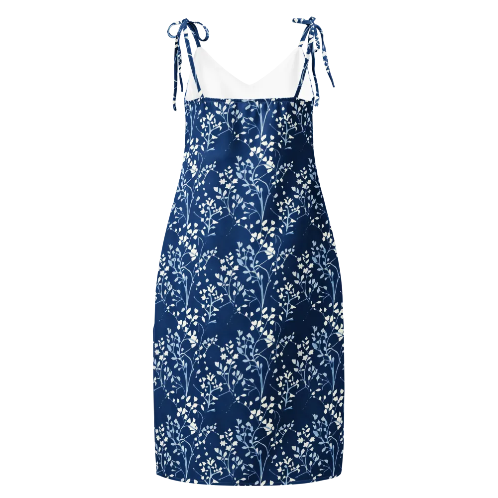 Indigo Reverie on Slip Dress — Back