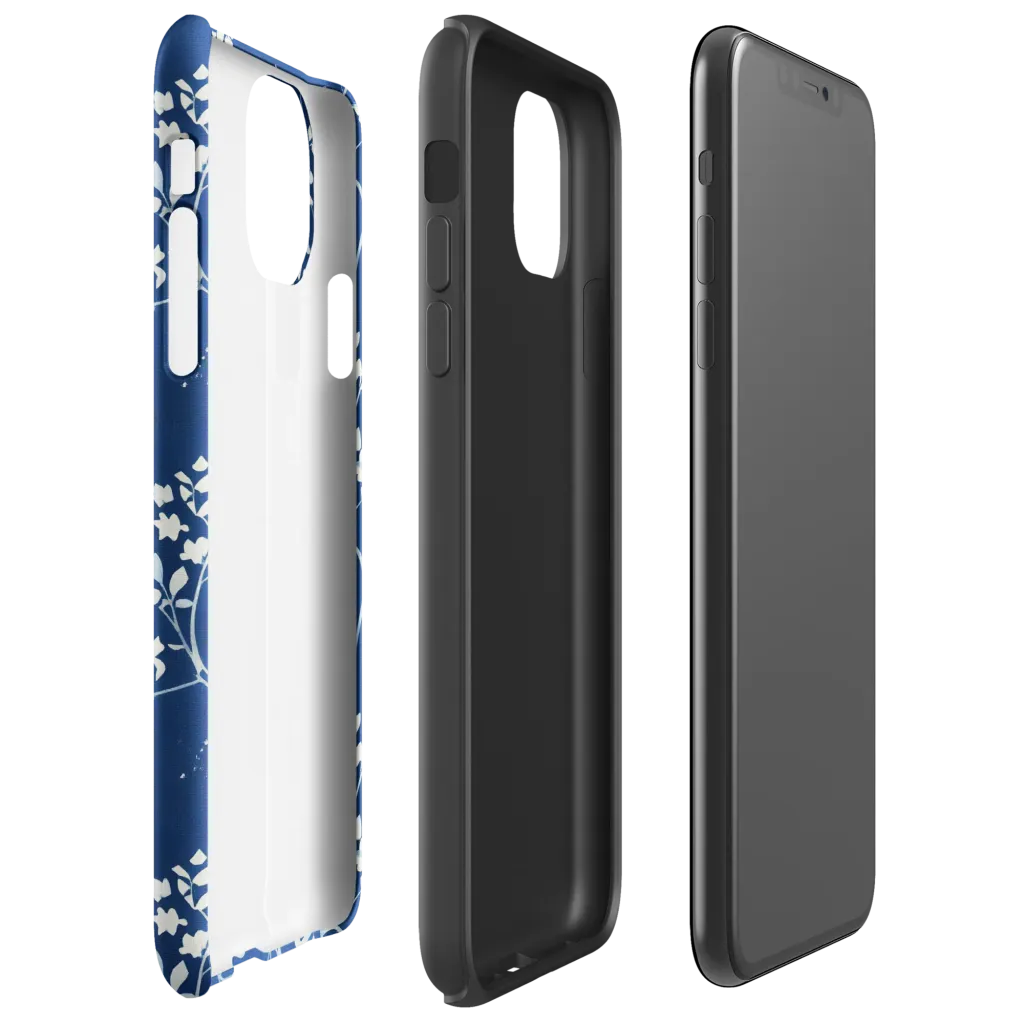 Indigo Reverie on Tough Case for iPhone® — Right