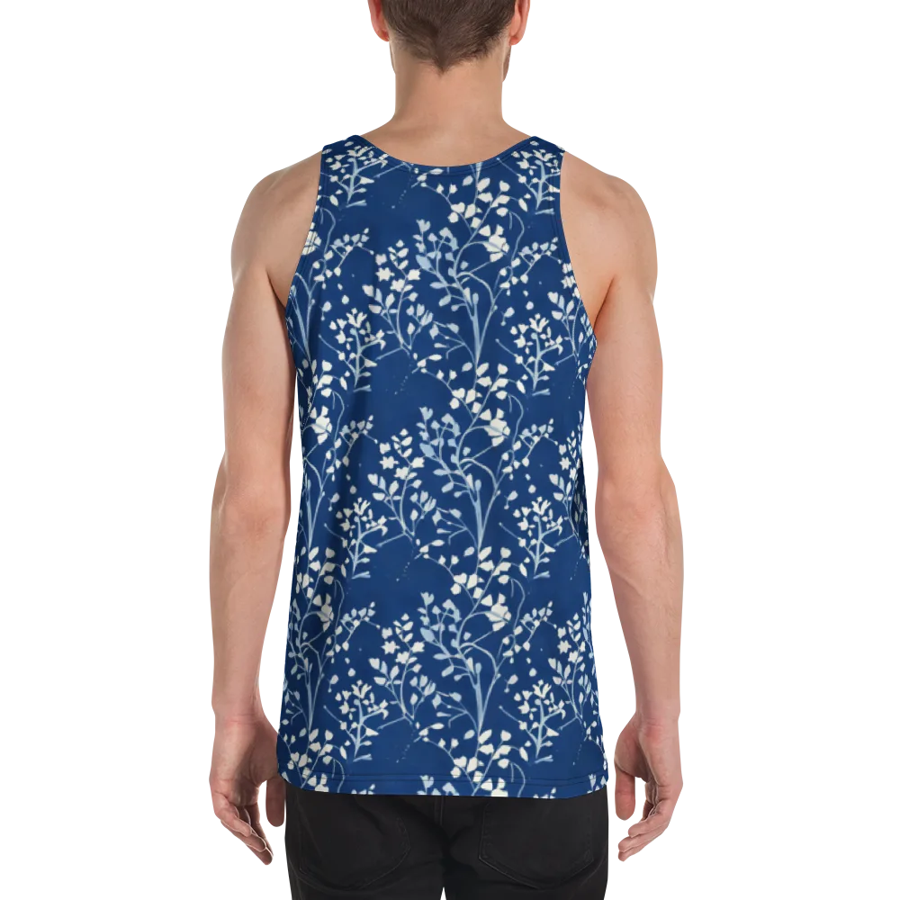 Indigo Reverie on Men's Tank Top — Back