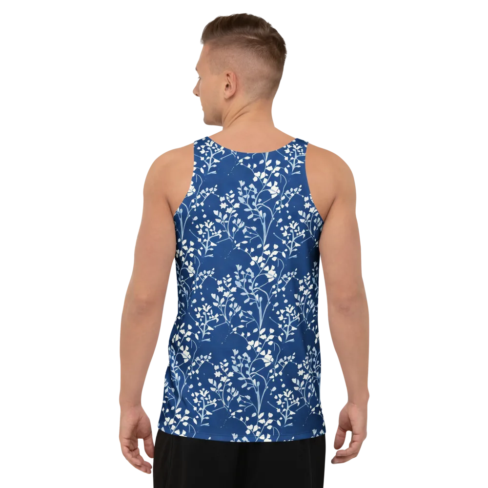 Indigo Reverie on Men's Tank Top — Back