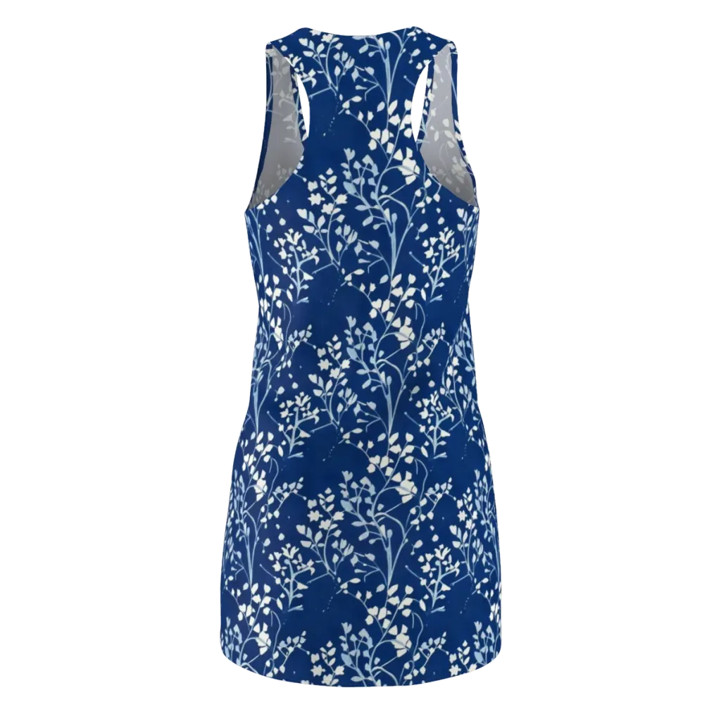 Indigo Reverie on Racerback Dress — Back