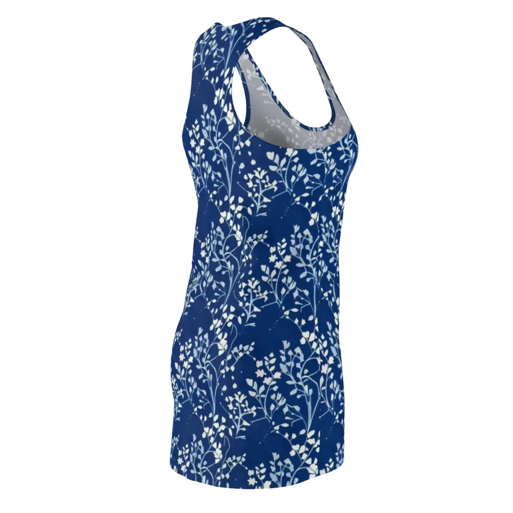 Indigo Reverie on Racerback Dress — Back Side