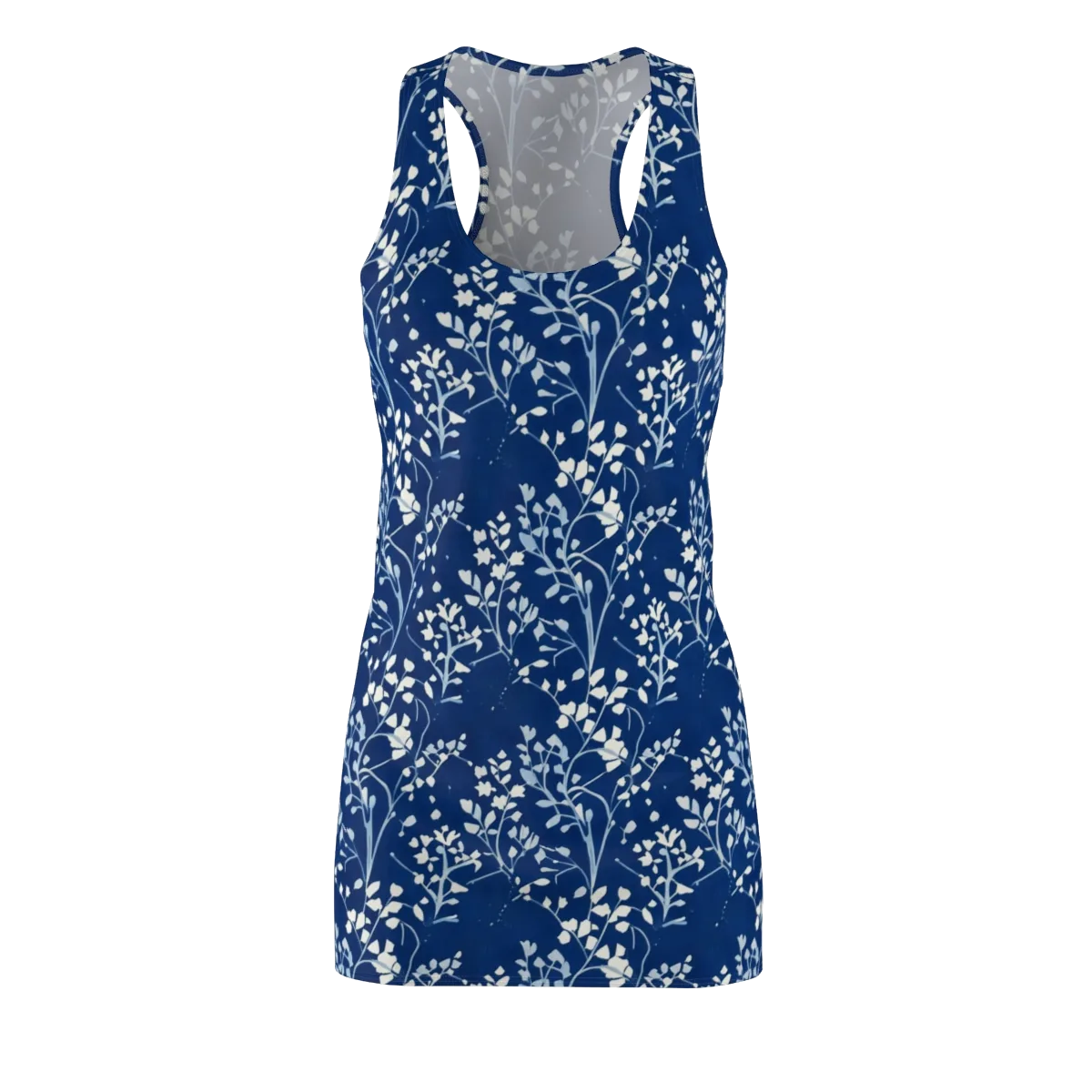 Indigo Reverie on Racerback Dress — Front
