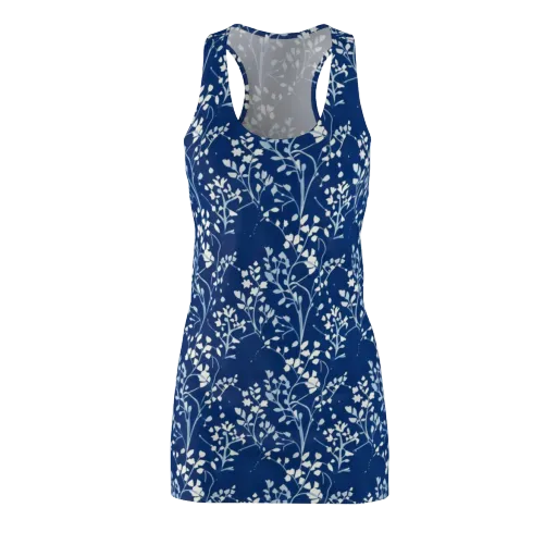 Indigo Reverie on a Racerback Dress