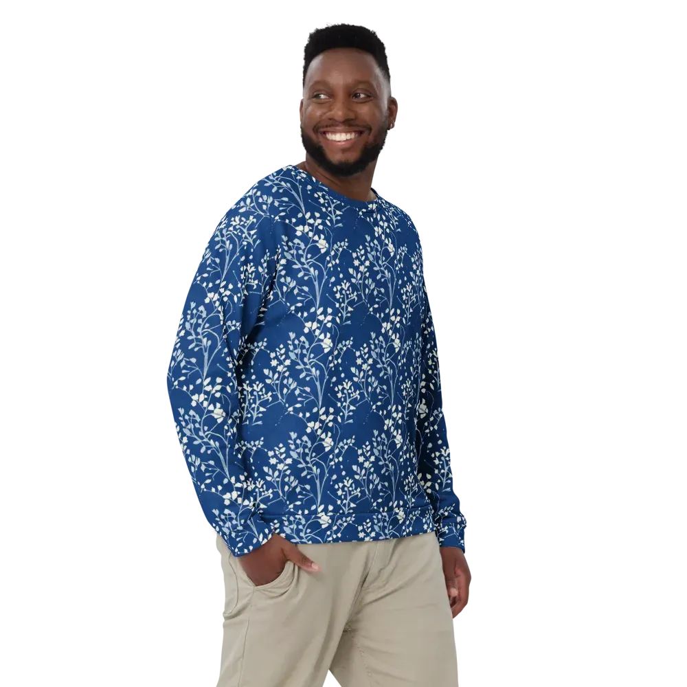 Indigo Reverie on Sweatshirt — Front