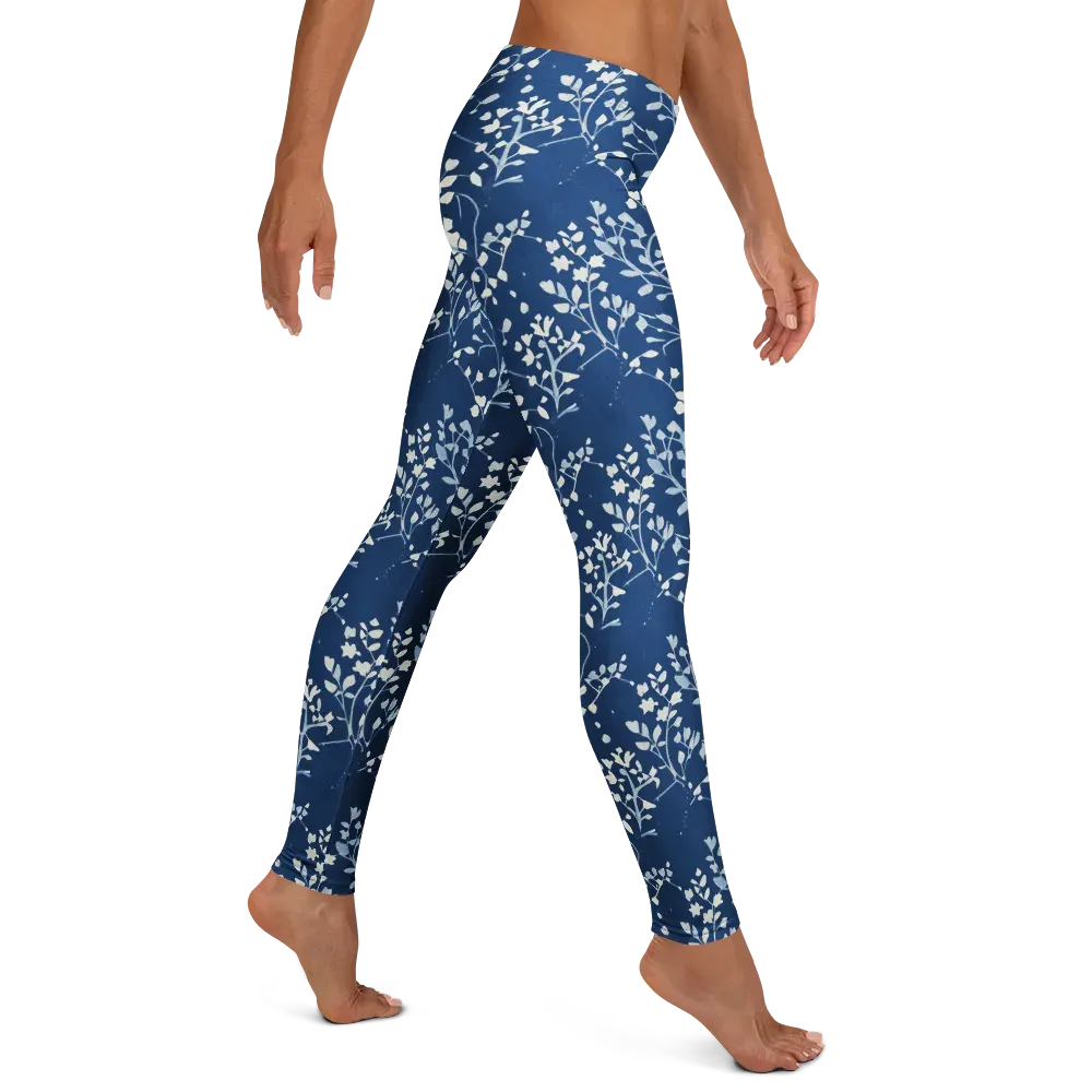 Indigo Reverie on Leggings — Right