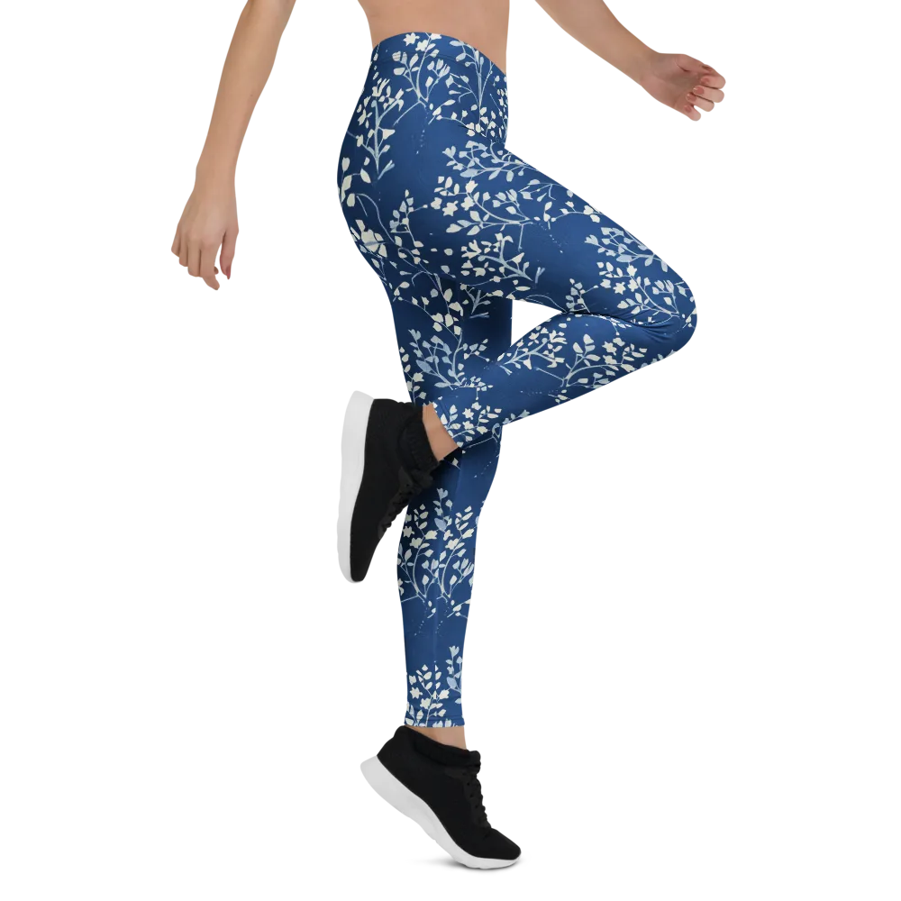 Indigo Reverie on Leggings — Right