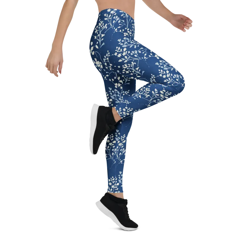 Indigo Reverie on Leggings — Right
