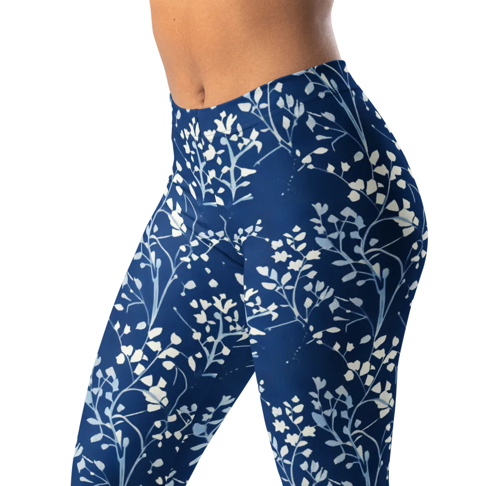 Indigo Reverie on Leggings — Left Front
