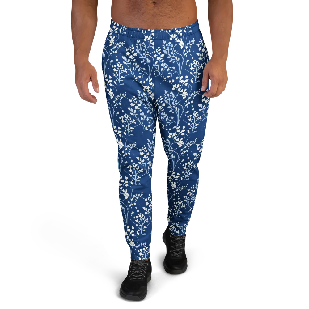 Indigo Reverie on Men's Joggers — Front