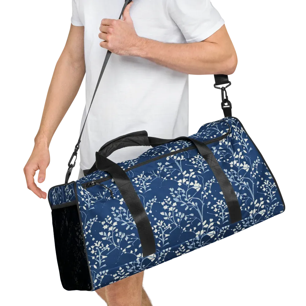 Indigo Reverie on Duffle Bag — Right Front