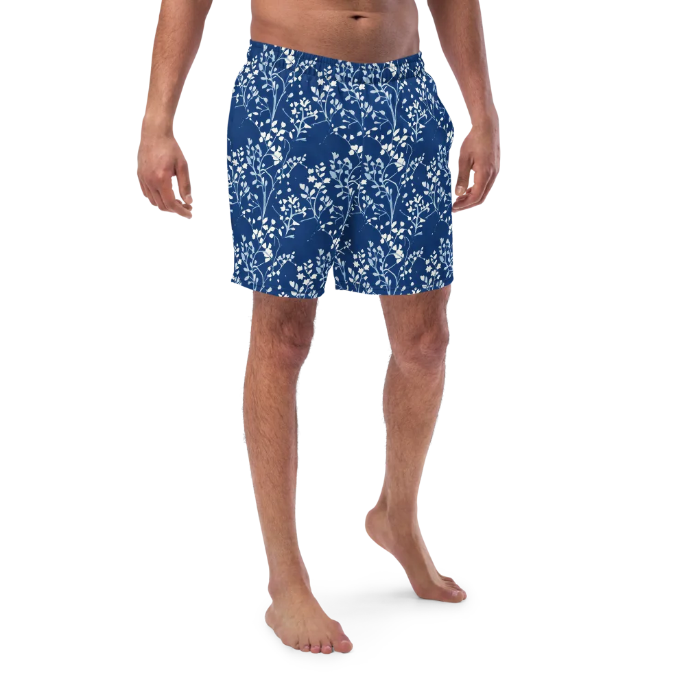 Indigo Reverie on Swim Trunks — Front