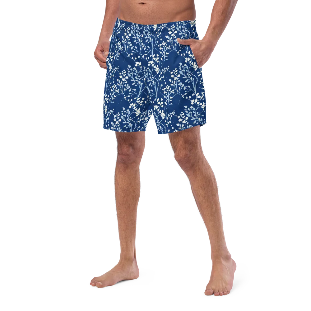 Indigo Reverie on Swim Trunks — Left Front