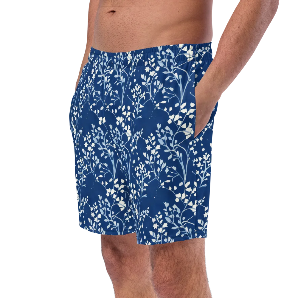 Indigo Reverie on Swim Trunks — Left Front