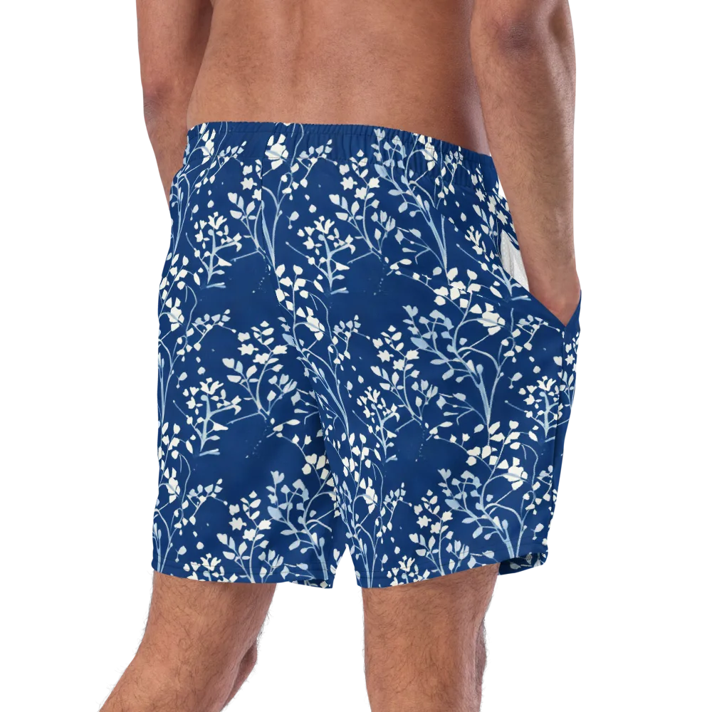 Indigo Reverie on Swim Trunks — Right Back