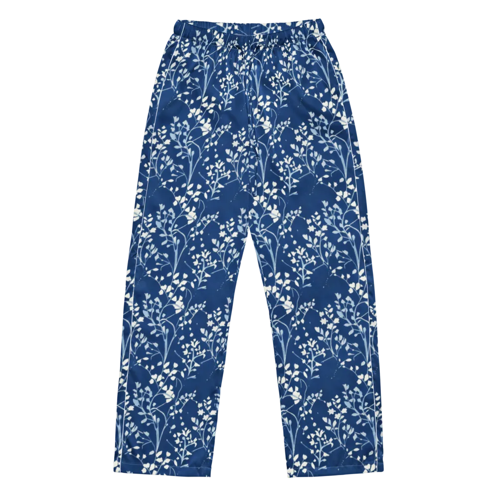 Indigo Reverie on Women's Pajama Pants — Front
