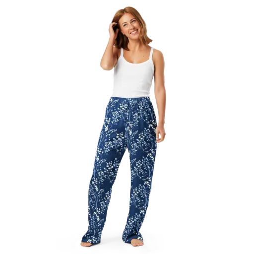 Indigo Reverie on a Women's Pajama Pants