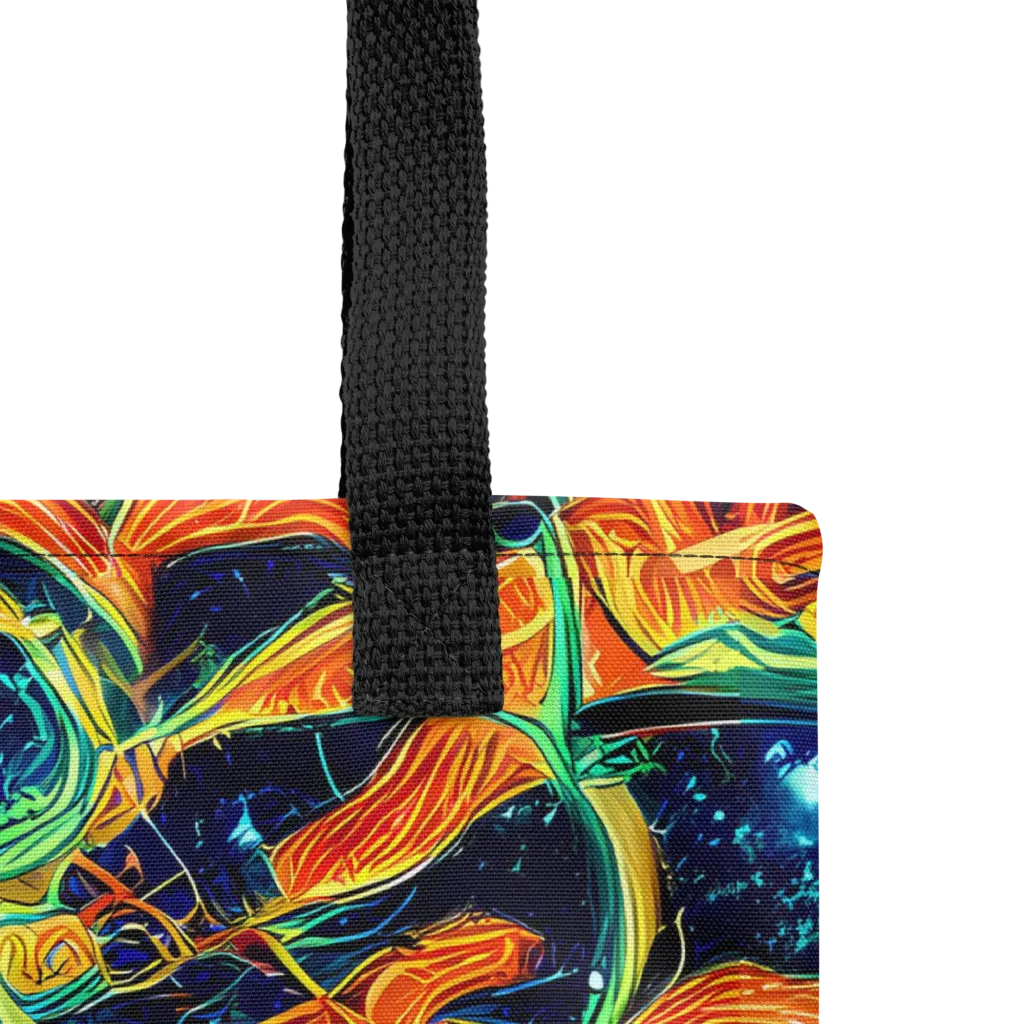 Neon Ember Garden on Tote Bag — Product details