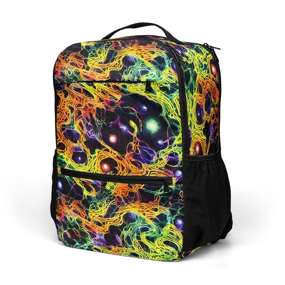 Voltage Veins on Utility Backpack — Left Front