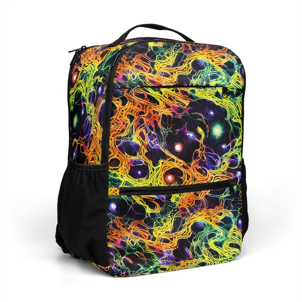 Voltage Veins on Utility Backpack — Right Front