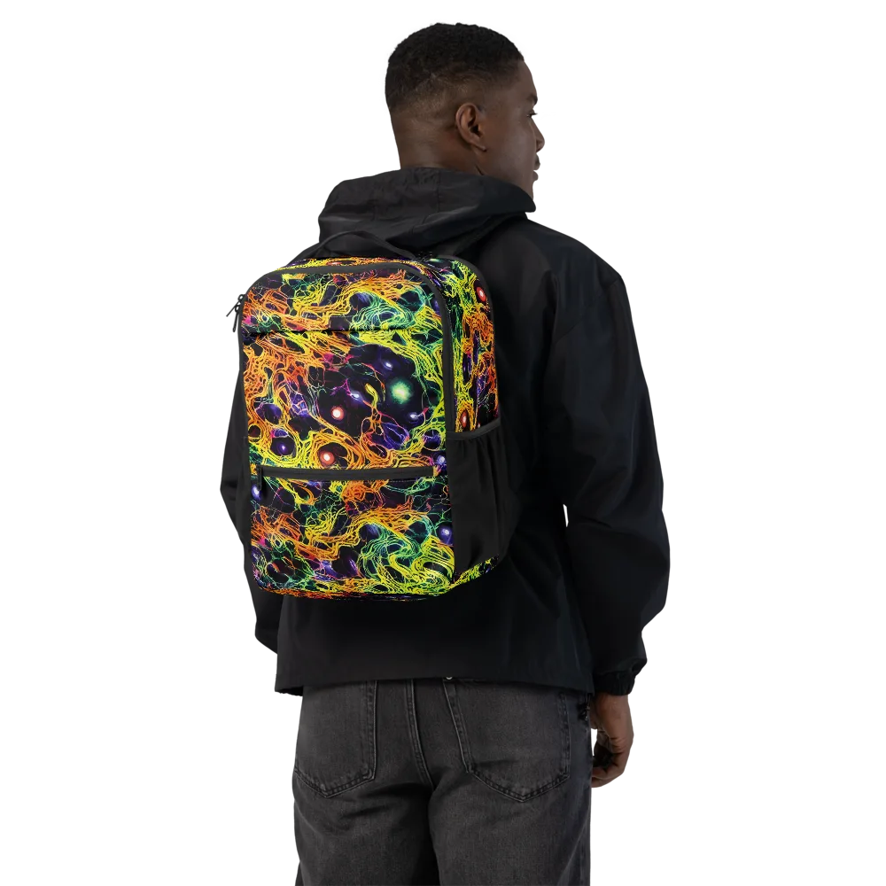 Voltage Veins on Utility Backpack — Back