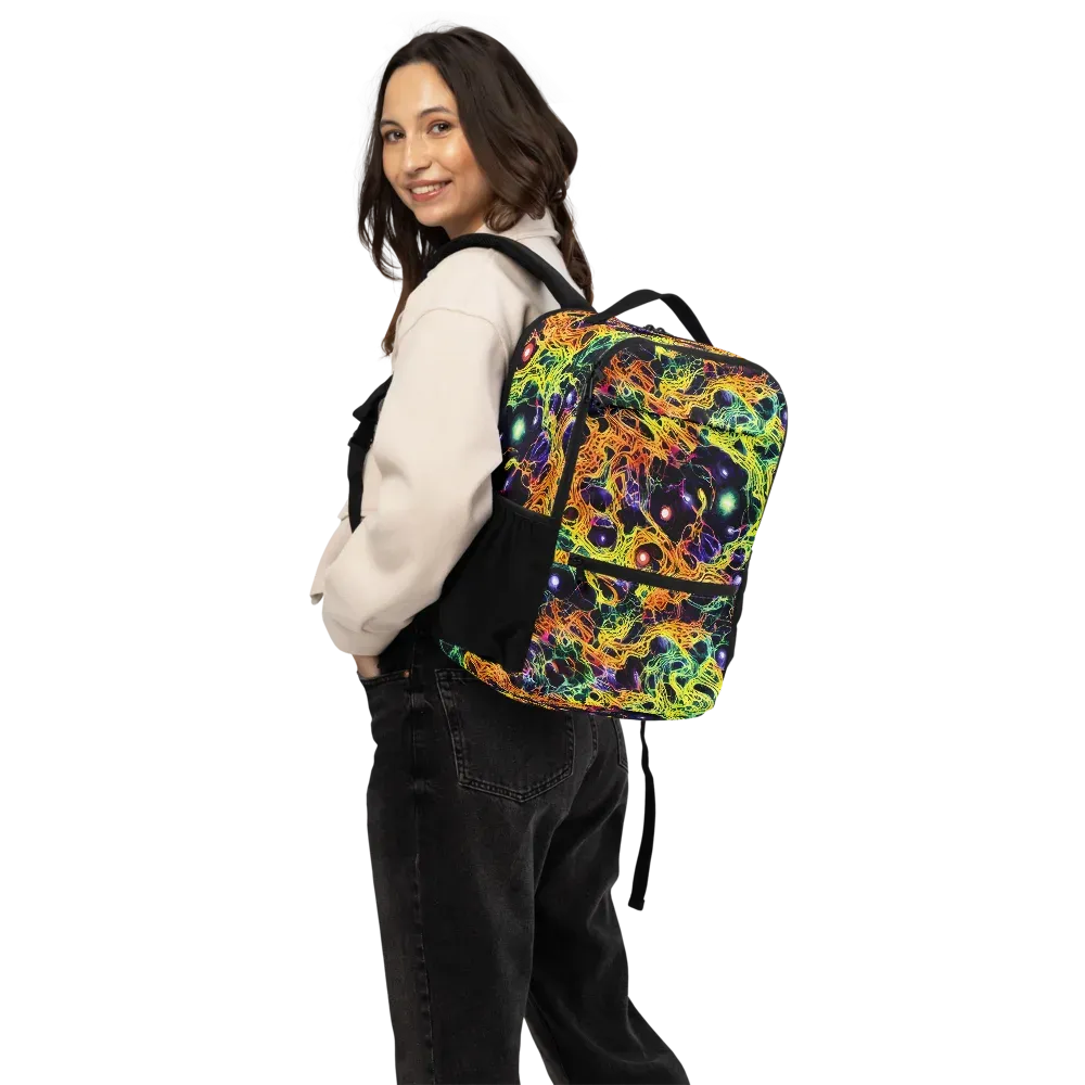 Voltage Veins on Utility Backpack — Back