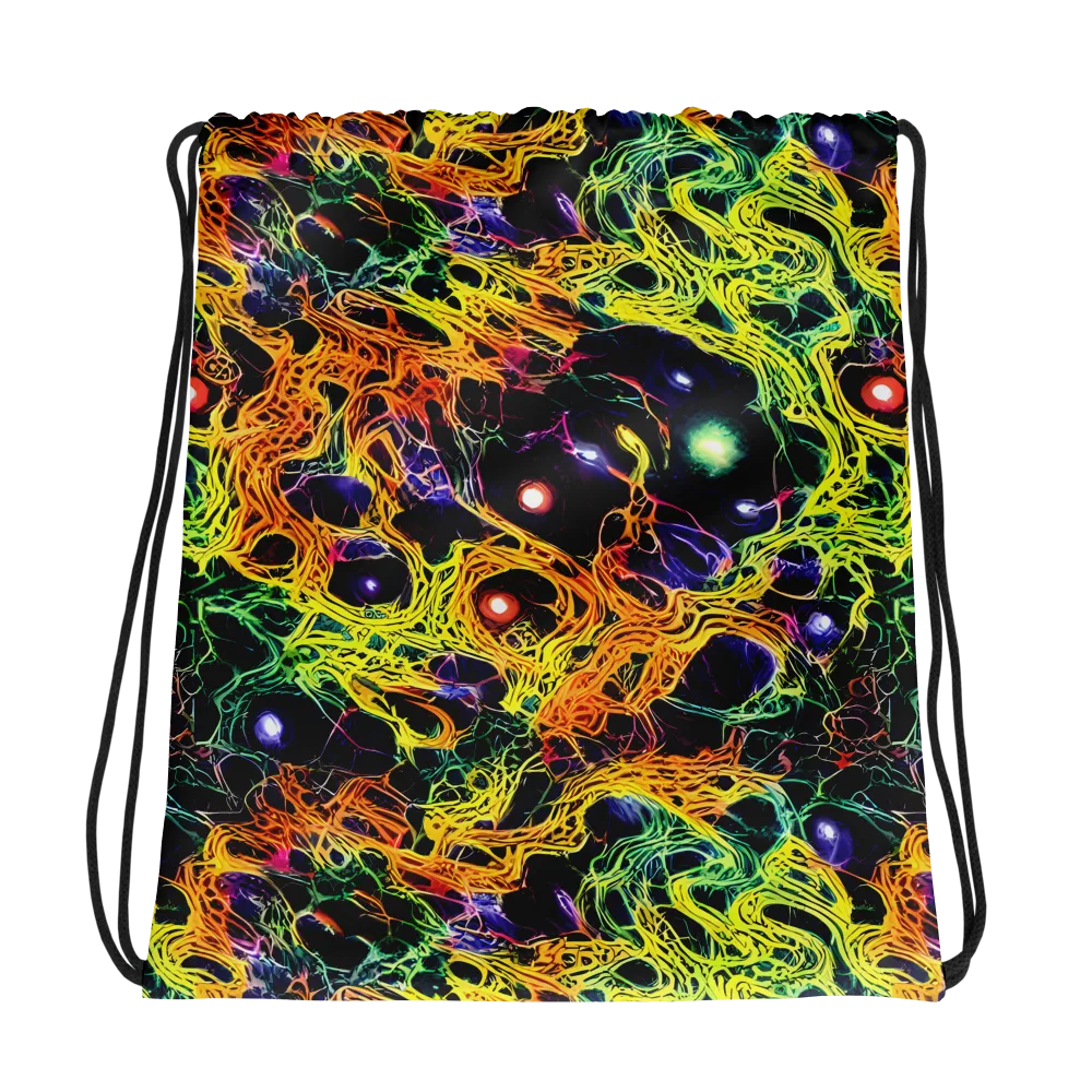 Voltage Veins on Drawstring Bag — Photo