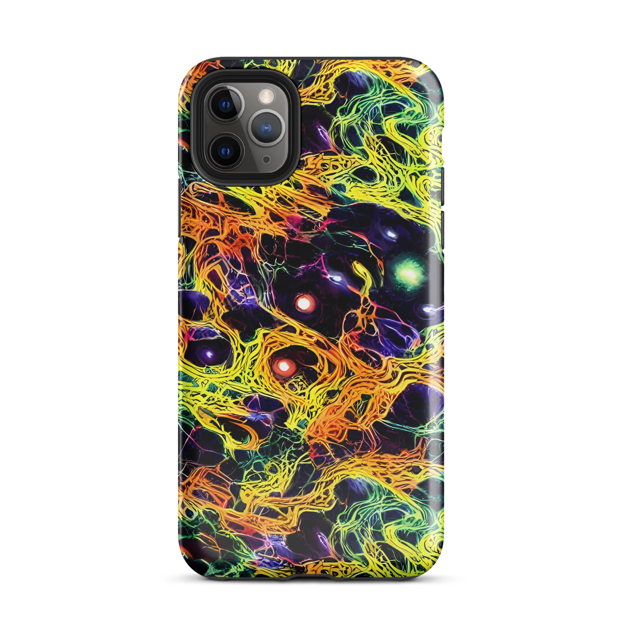 Voltage Veins on Tough Case for iPhone® — Front