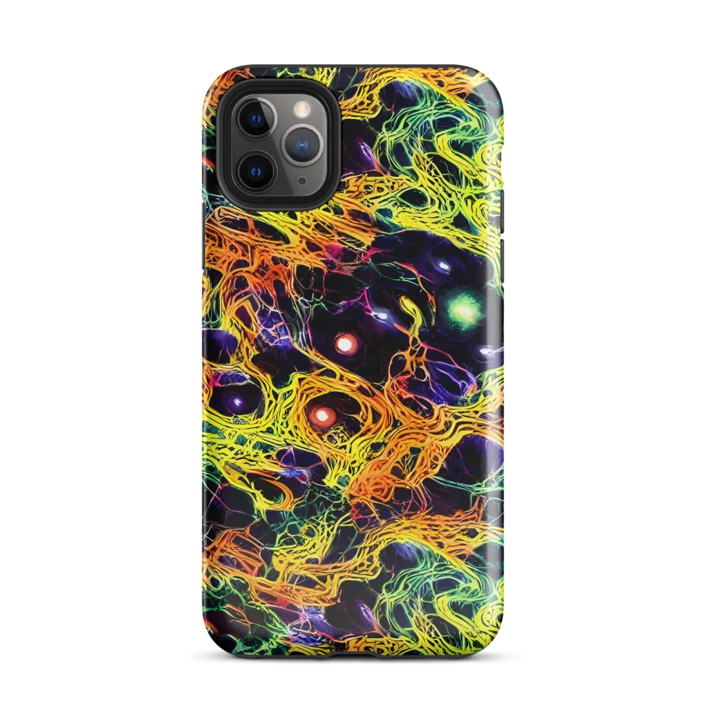 Voltage Veins on Tough Case for iPhone® — Front