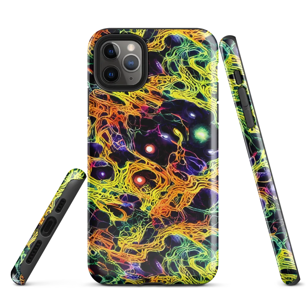 Voltage Veins on Tough Case for iPhone® — Front