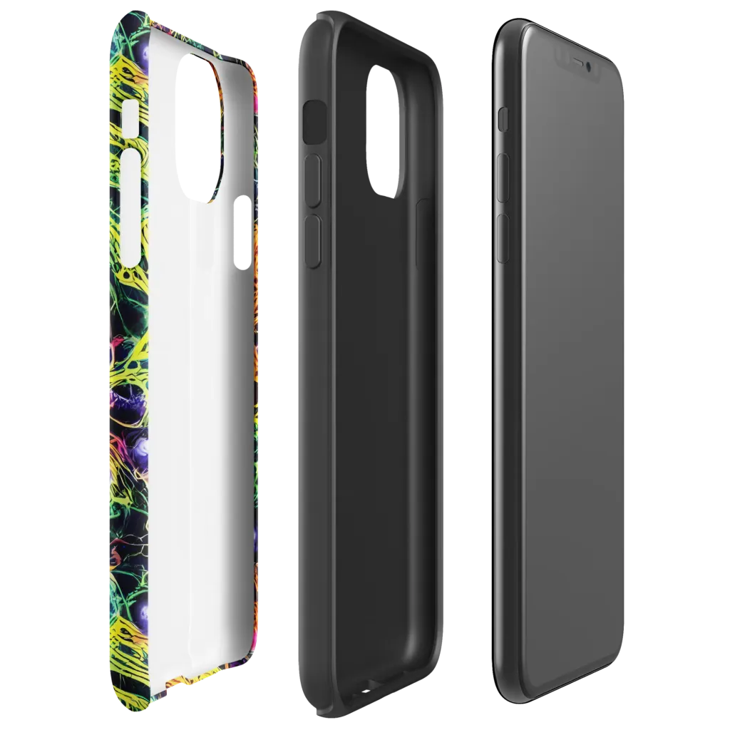 Voltage Veins on Tough Case for iPhone® — Right