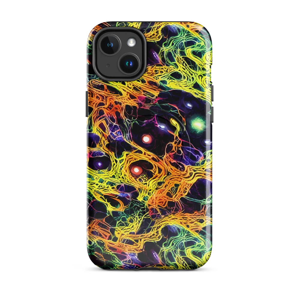 Voltage Veins on MagSafe Tough Case for iPhone® — Front