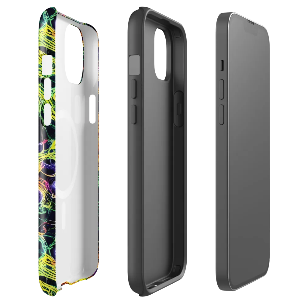 Voltage Veins on MagSafe Tough Case for iPhone® — Front