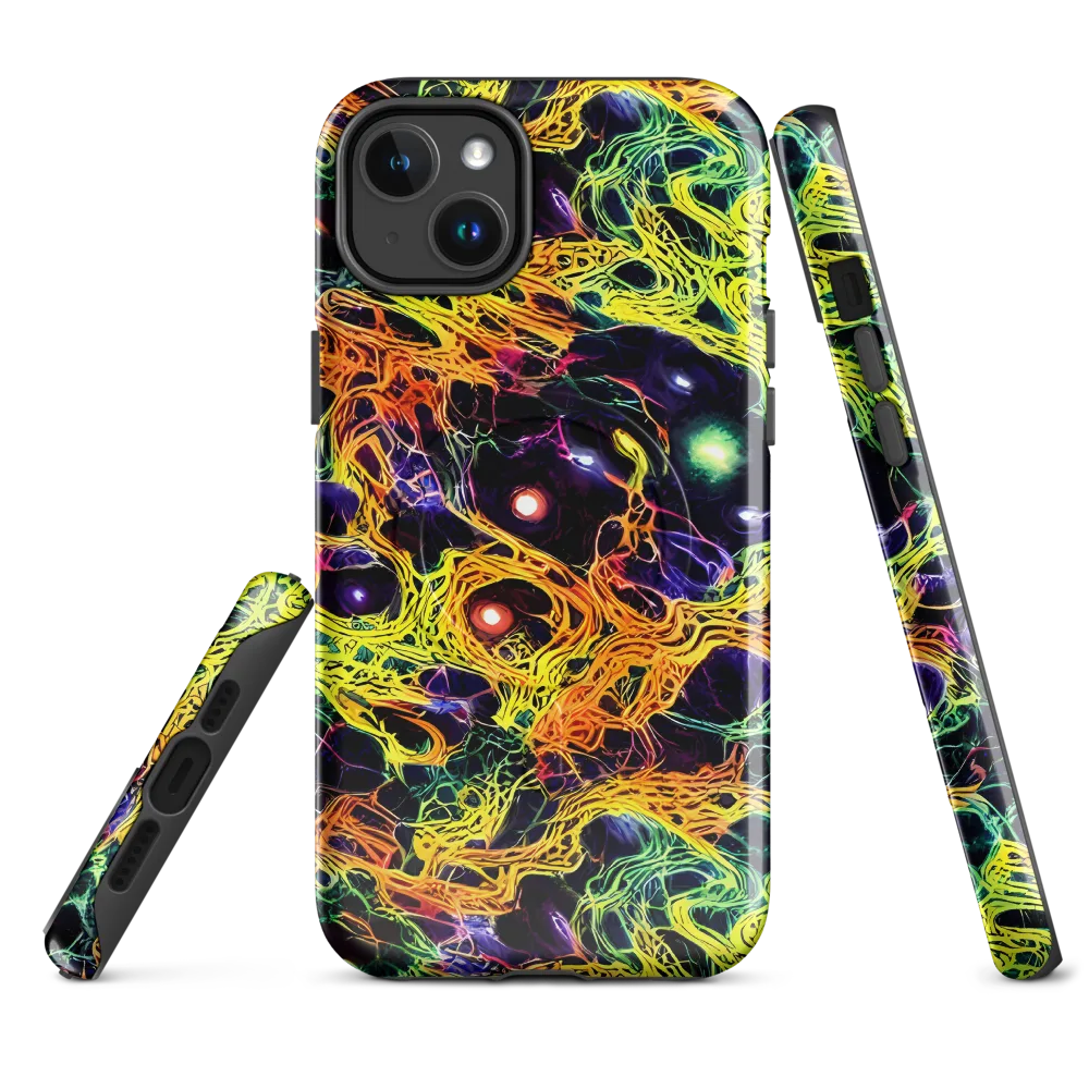 Voltage Veins on MagSafe Tough Case for iPhone® — Front
