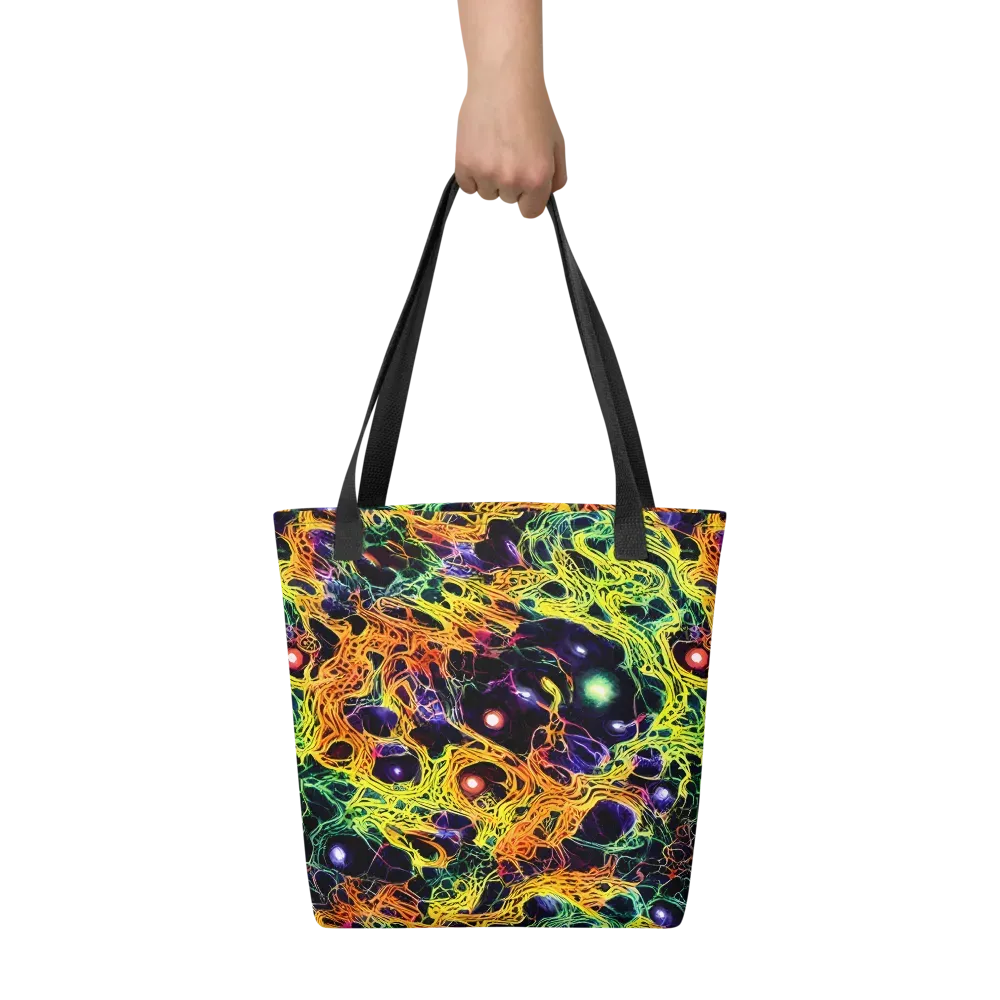 Voltage Veins on Tote Bag — Front