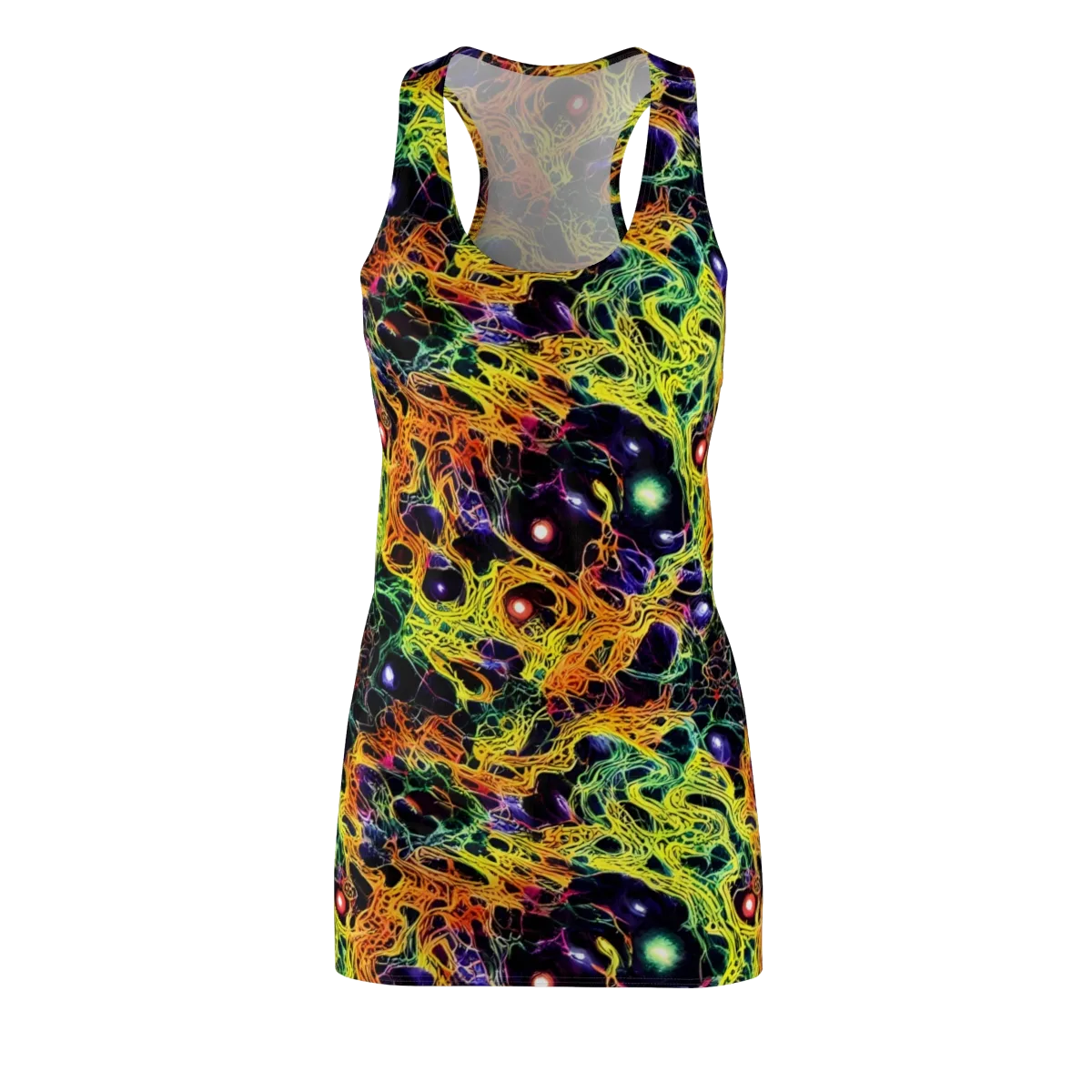 Voltage Veins on Racerback Dress — Front