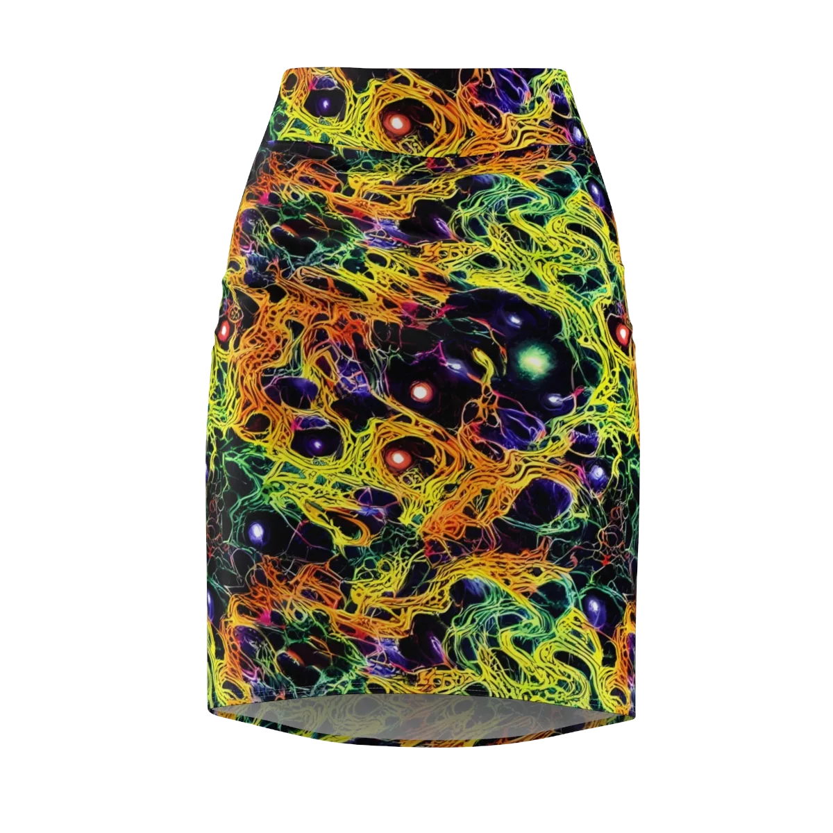 Voltage Veins on Pencil Skirt — Front