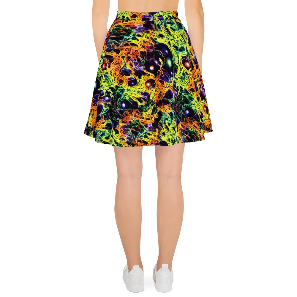 Voltage Veins on Skater Skirt — Back