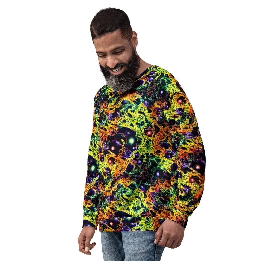 Voltage Veins on Sweatshirt — Left Front