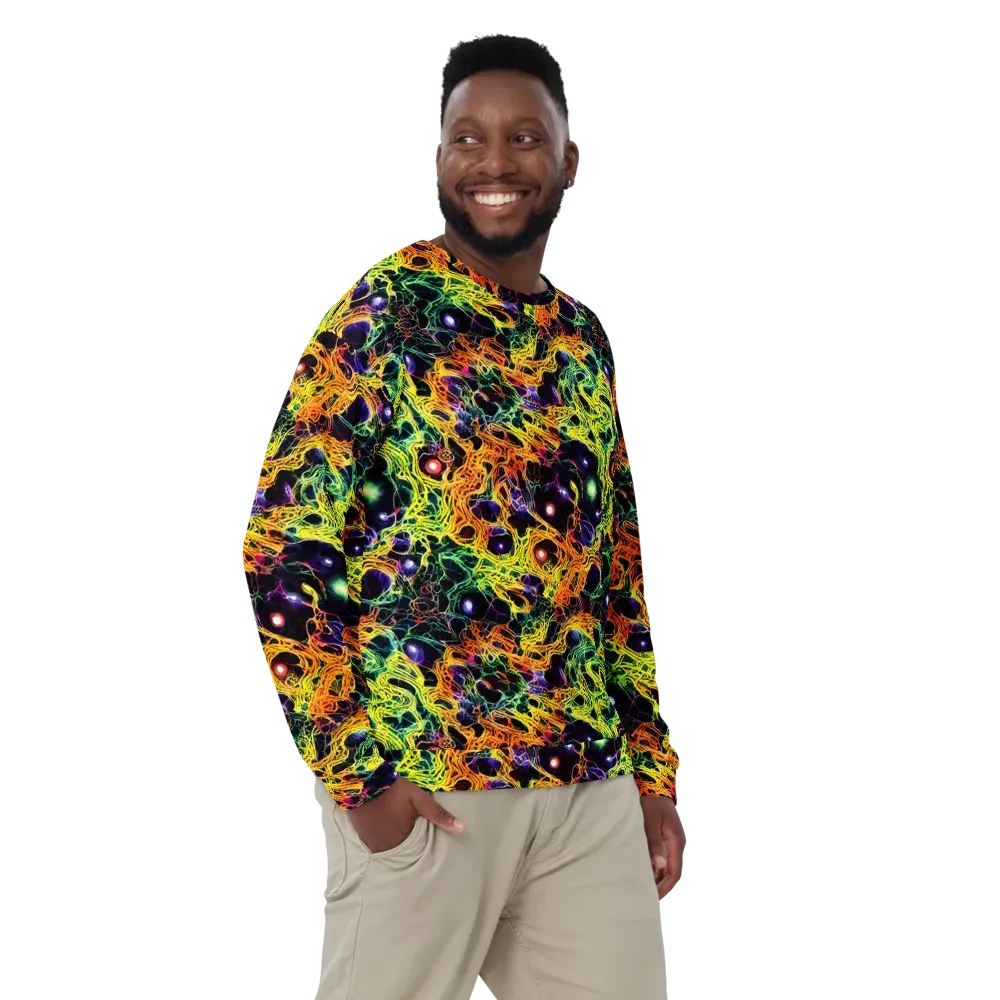 Voltage Veins on Sweatshirt — Front