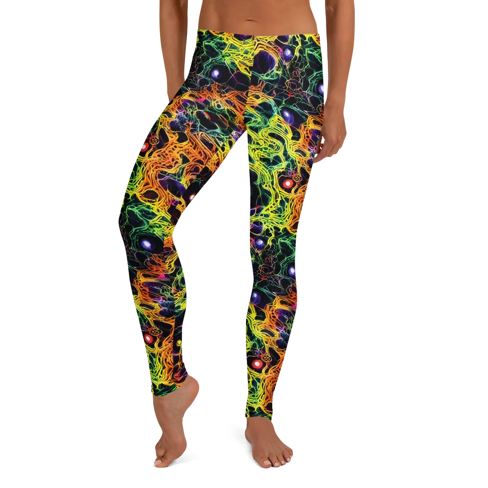 Voltage Veins on Leggings — Front
