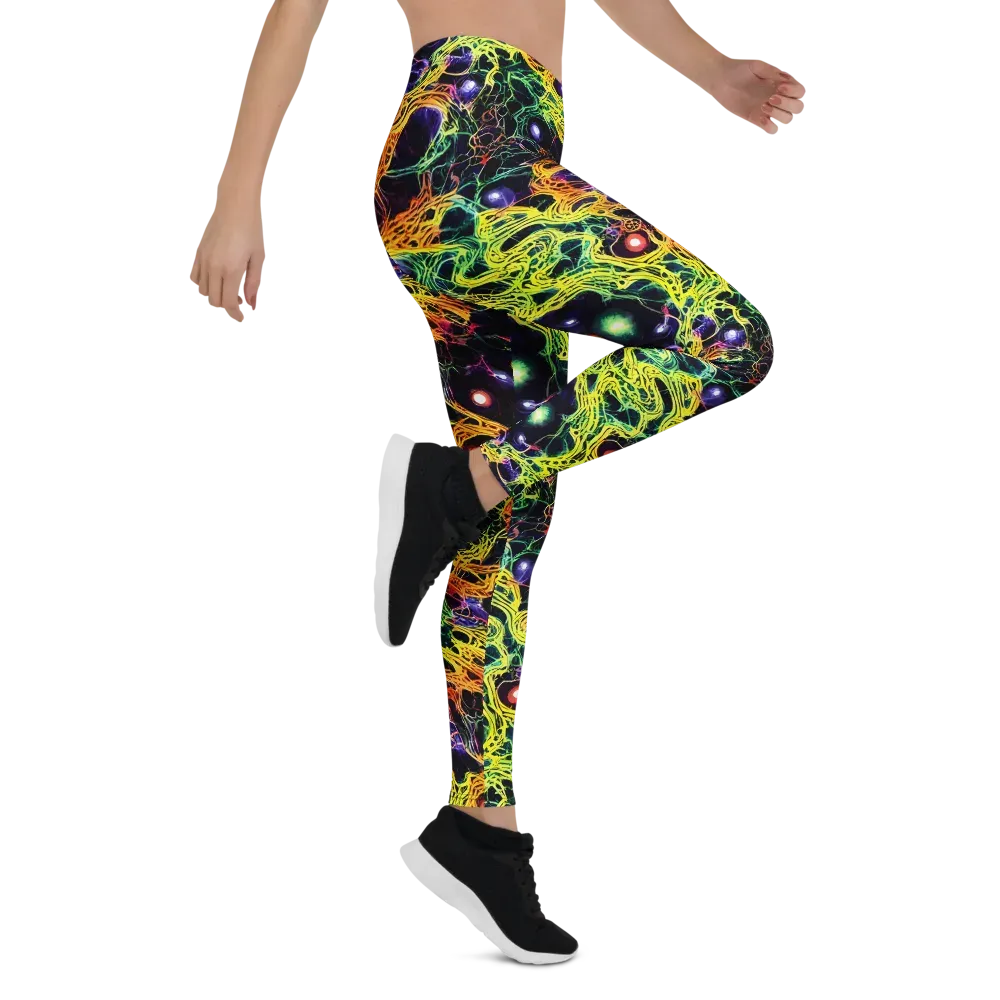 Voltage Veins on Leggings — Right