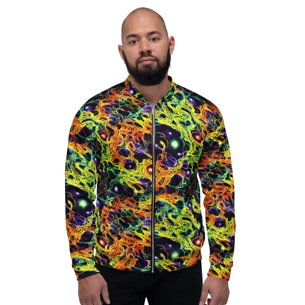 Voltage Veins on Bomber Jacket — Front