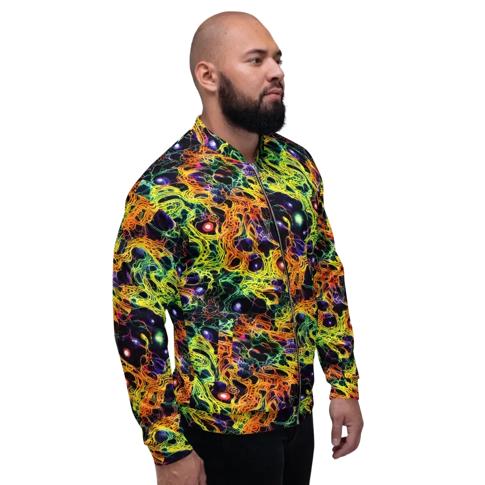 Voltage Veins on Bomber Jacket — Right
