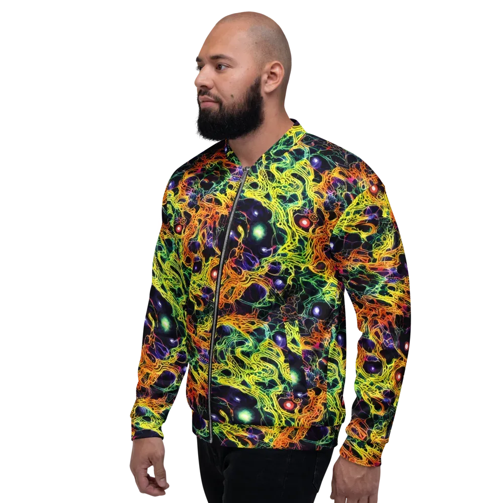Voltage Veins on Bomber Jacket — Left