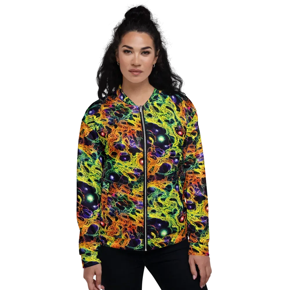 Voltage Veins on Bomber Jacket — Front